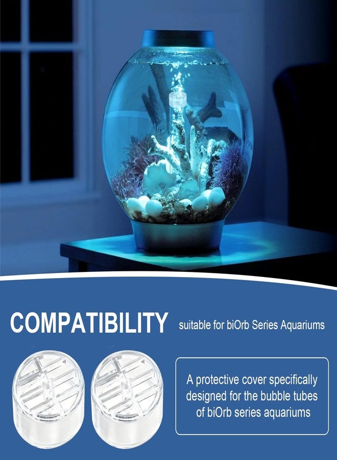 HCLSY 2PCS Bubble Tube Guard Fits for BiOrb Fish Tank, Acrylic Cover Aquariums for BiOrb Filter Replacement, Prevents Fish, Snails, Shrimp Out of Filter - Image 3