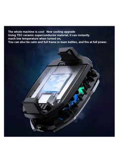 بيوينتي Phone Cooler, Cooling Fan Phone, 67g Lightweight Magnetic Cell Phone Cooler| Multifunctional Radiator Fan Cell Phone| Radiator Cooling Fans Kit for Phone Accessories, Mobile Gamers and Anchors  - Image 5