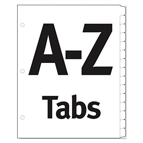 Office Essentials 11676 Table 'n Tabs Dividers, 26-Tab, Letter - Image 3
