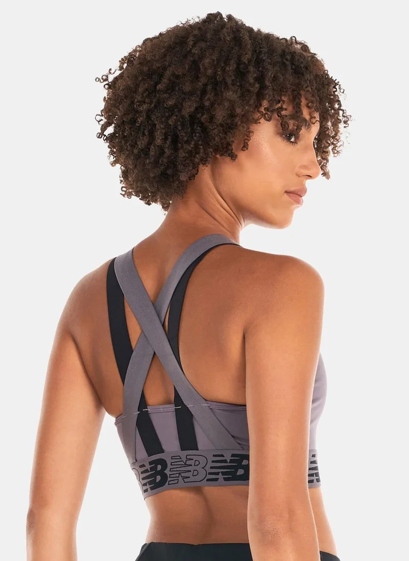 New Balance Women's Relentless Crop Sports Bra