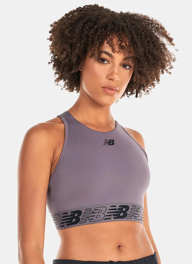 New Balance Women's Relentless Crop Sports Bra