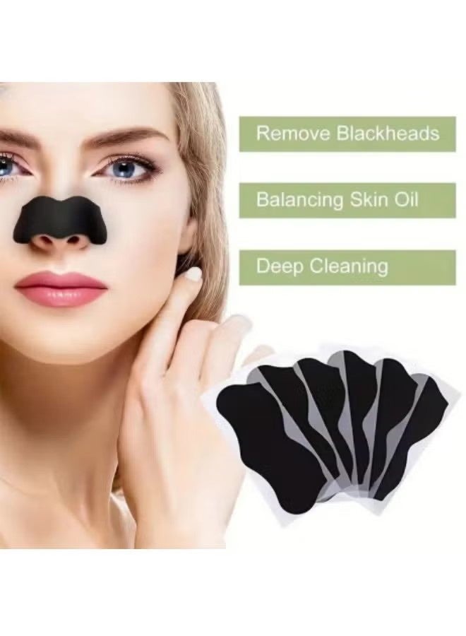 YJ 30 Pcs Nose Strip Charcoal Blackhead Removal Nose Strip Tear-Pull Type Nasal Mask Tearing Patch Acne Removal Cleansing Skin Care - Image 3