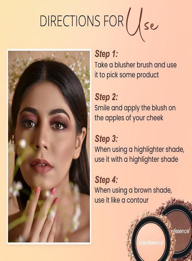 كالرسينس أحمر خدود كولوريسنس ساتين سموث هايلايتر بلمسة نهائية لؤلؤية طبيعية - لون خوخي فاتن - Image 5