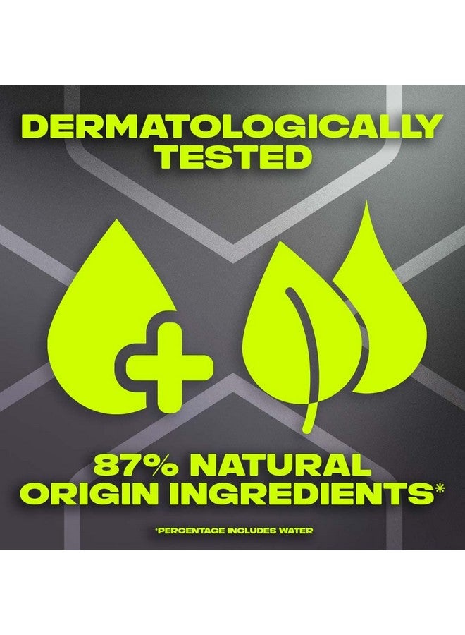 Black 3 In 1 Body, Face & Hair Wash For Men, Long-Lasting Refreshing Frozen Pear Dermatologically Tested, 400Ml