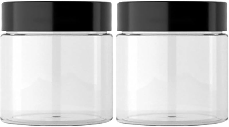 Refillable 50ml Cream Containers With Lids 2PCS Set Portable Travel Storage Box - Image 1