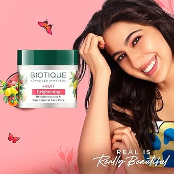 Biotique بايوتيك باقة تفتيح البشرة من الفواكه لإزالة التصبغات 75 جرام 265 أونصة سائلة لجميع أنواع البشرة - Image 2