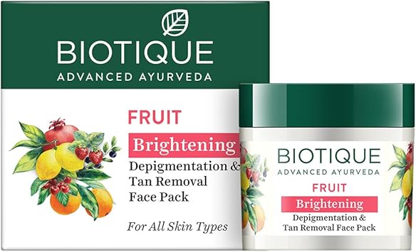 Biotique بايوتيك باقة تفتيح البشرة من الفواكه لإزالة التصبغات 75 جرام 265 أونصة سائلة لجميع أنواع البشرة - Image 1