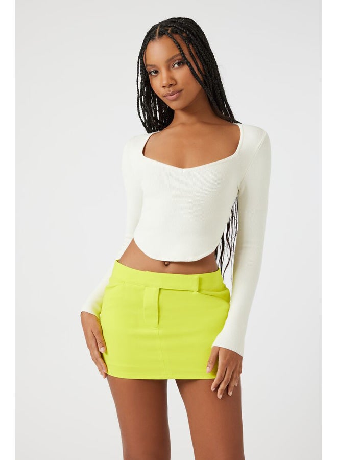 FOREVER 21 Sweater-Knit Crop Top  - Image 3