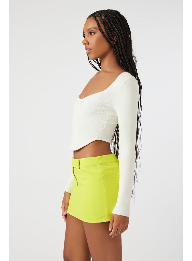 FOREVER 21 Sweater-Knit Crop Top  - Image 4