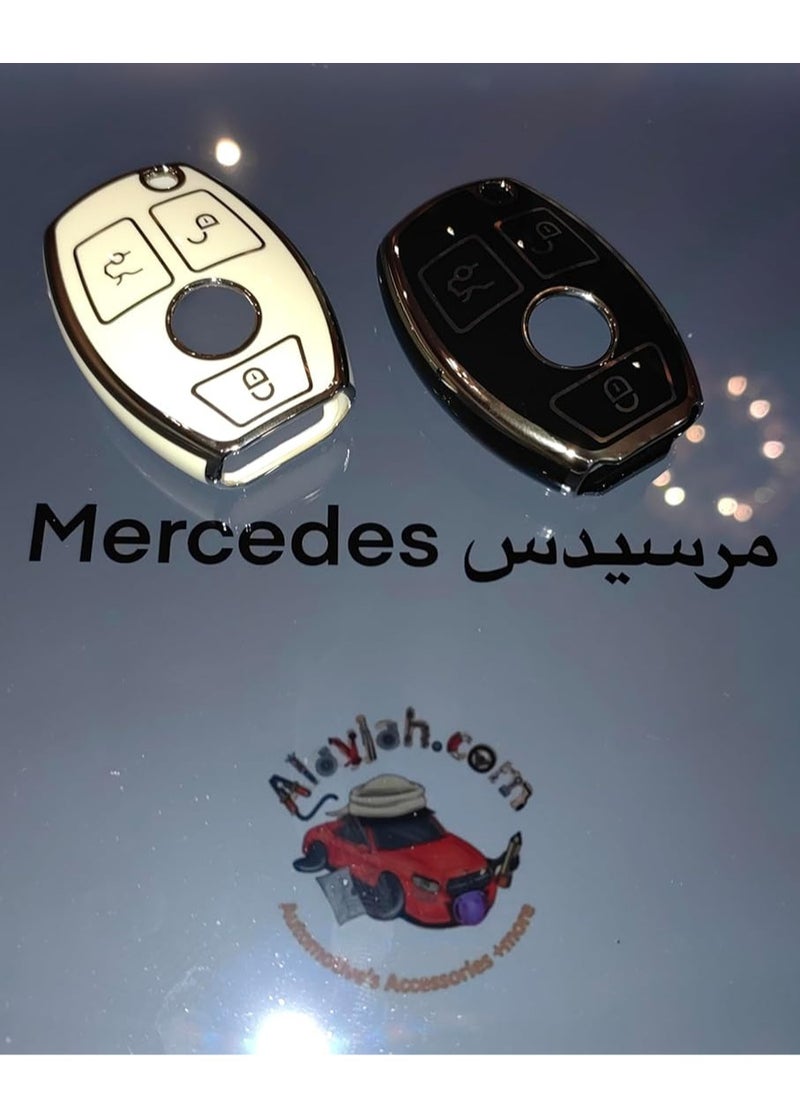Mercedes-Benz - Premium Car Key Case Compatible with S, SL, E, C, G, and GT Models - Image 1