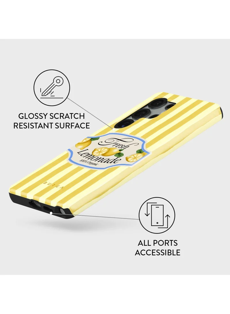 بورجا جراب هاتف محمول Samsung Galaxy S25 Ultra، جراب واقٍ من السيليكون الصلب ثنائي الطبقات، مقاوم للخدش والصدمات، مجعد