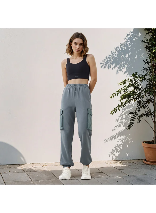 كابا كابا بنطلون رياضي بقصة مريحة بجيوب