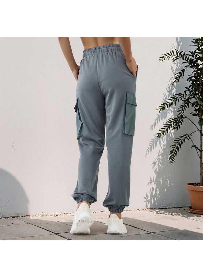 كابا بنطلون رياضي بقصة مريحة بجيوب - Image 3