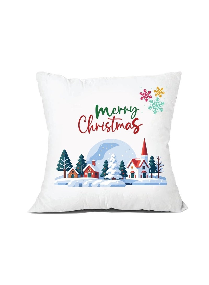 PRINTSHOP4ME Christmas Pillow-Soft Decorative Throw Pillow With Designs Great For Living Room,Bedroom,Couch Or Sofa,Perfect Holiday Decor For Winter Look,Home Decoration Decor - Image 1