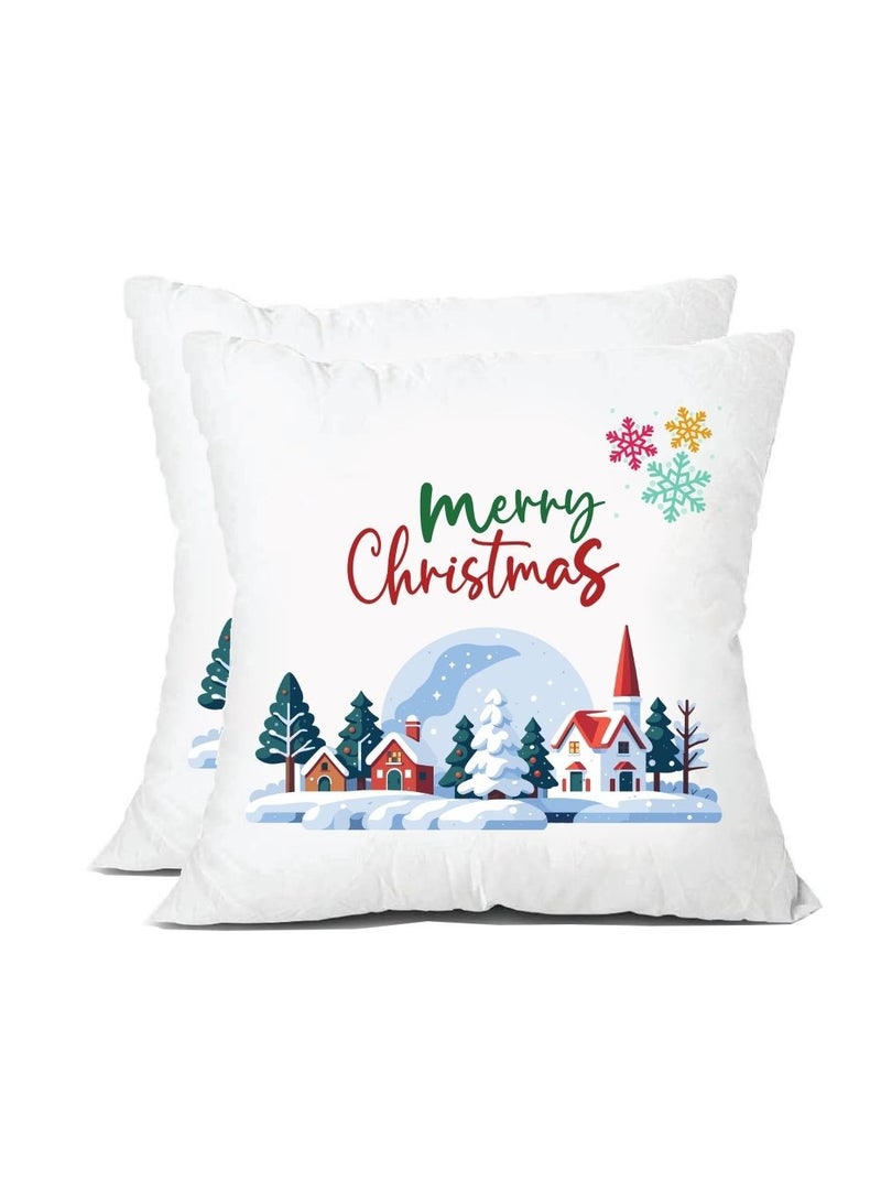 PRINTSHOP4ME Christmas Pillow-Soft Decorative Throw Pillow With Designs Great For Living Room,Bedroom,Couch Or Sofa,Perfect Holiday Decor For Winter Look,Home Decoration Decor - Image 2