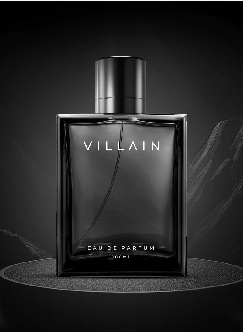 VILLAIN Classic EDP, Long Lasting Perfume for Men, 100 ml - Image 2