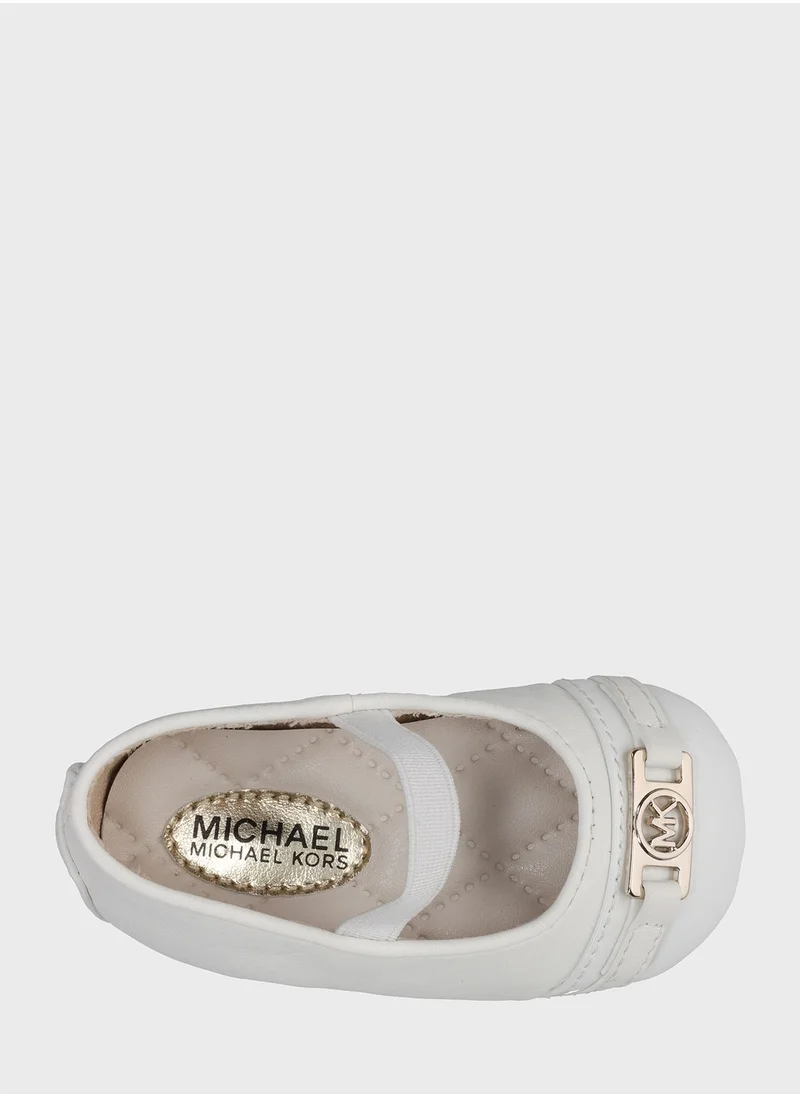 Michael Kors Kids Kenya Bow Low Top Sneakers