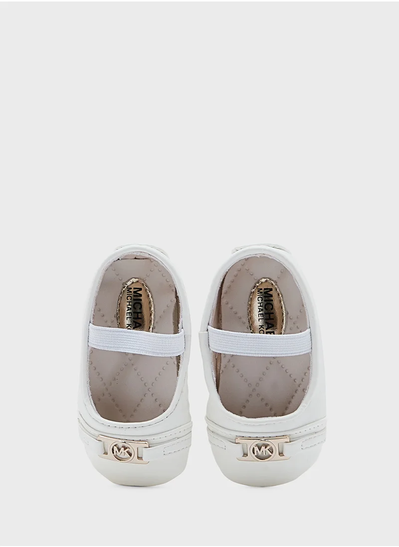 Michael Kors Kids Kenya Bow Low Top Sneakers