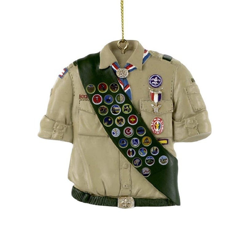 Kurt S. Adler Kurt Adler BS2145 Boy Scouts Of America Shirt With Sash Ornament - Image 1