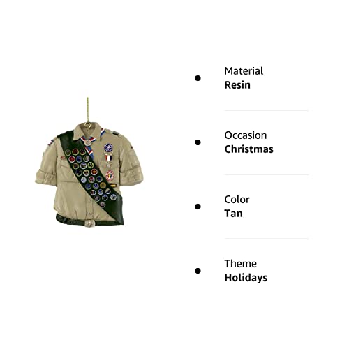Kurt S. Adler Kurt Adler BS2145 Boy Scouts Of America Shirt With Sash Ornament - Image 2