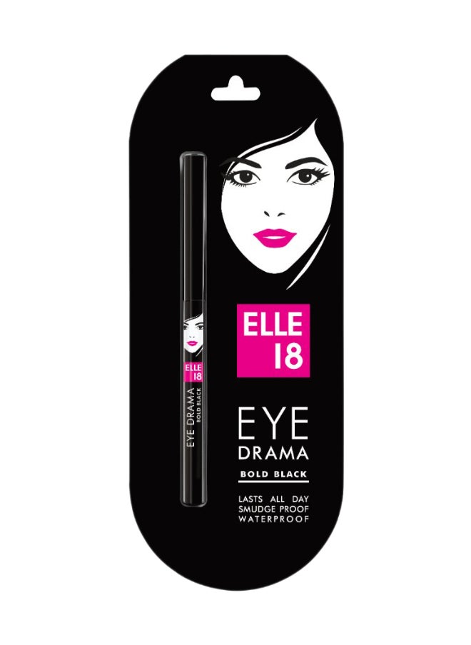 Elle 18 - Eye Drama Kajal, Bold Black, 0.35g - Image 1