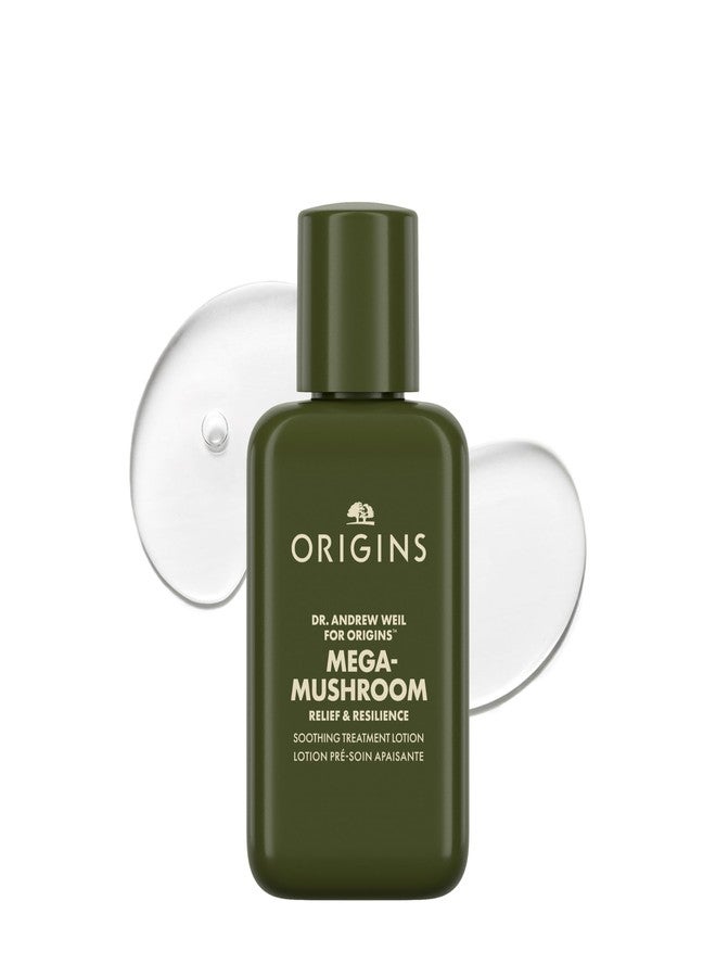 Origins Mega-Mushroom Soothing Treatment Lotion | Great for Sensitive Skin | With Reishi Mushroom | Travel Size, 3.4 Fl Oz - Image 1