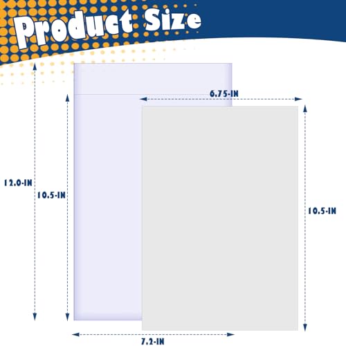 Leffis 100 Count Comic Book Current Size Bags and Boards Transparent Acid-Free and Reusable Comic Book Sleeves for Regular Comics (Bags and Boards X 100pcs) (100 Count) - Image 2