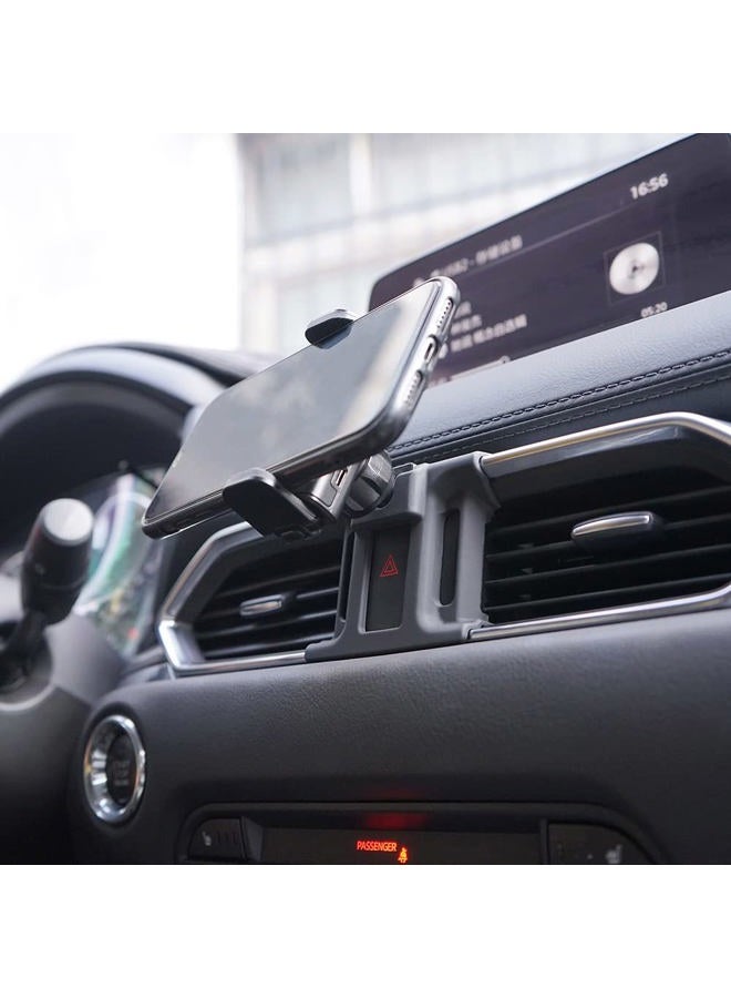Zchan Phone Holder Fit for Mazda CX-5 2025-2017 Auto-Clamping Cradle,360°Rotation CX5 Electric Car Phone Mount Stand in Air Vent Apply to All 4-7 inch Phones. - Image 2