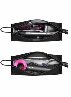 Generic Portable Travel Organizer for Airwrap Curling Iron Styler and Accessories - Compatible Case for Airwrap Hair Dryer Styler (Black)  - Image 2