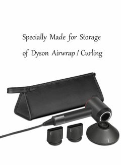 Generic Portable Travel Organizer for Airwrap Curling Iron Styler and Accessories - Compatible Case for Airwrap Hair Dryer Styler (Black)  - Image 4