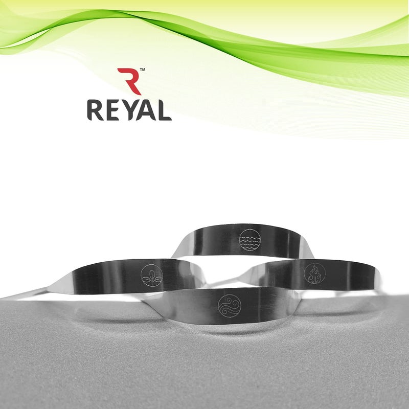 Reyal Smile Stainless Steel Tongue Cleaner (Pack of 4) Fights Bad Breath Last for Years for Adults and Kids - Image 2