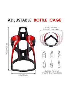 SYOSI Bike Water Bottle Cage, 2 Pack Lightweight PC Water Bottle Holder, Durable Ultralight Plastic Water Drink Holder Rack, for Bicycle, Cycling Bottle Holder Cages for MTB, Road Bike, Mountain Bikes  - Image 3
