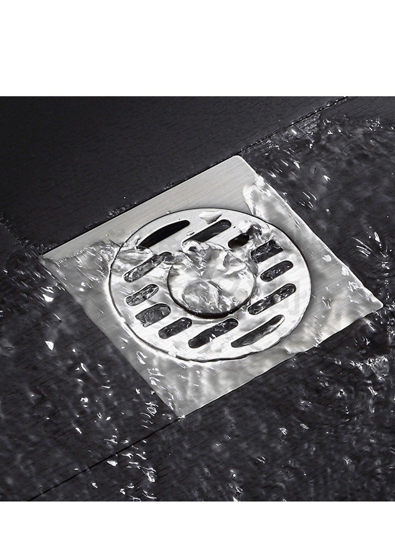 Deodorant Drain Core, 2 Pcs Anti Odor Floor Drain Plug Floor Drain Cover, One-way Drainage Design Wear-resistant and Anti-corrosion Anti-blocking Bathroom Kitchen Filter,10cm*10cm  - Image 2