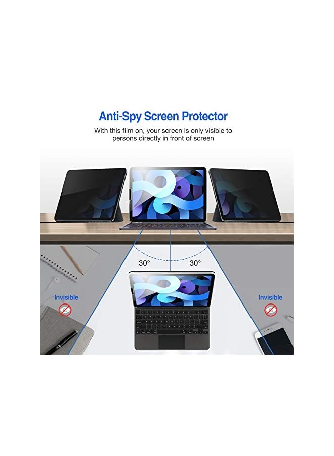 Procases 2 Pack Ipad Air 5Th 2022 Ipad Air 4Th 2020 Ipad Pro 11 4Th 2022 3Rd 2021 2Nd 2020 1St 2018 Privacy Screen Protector Anti Spy Tempered Glass For 10.9 Ipad Air 5 4 Ipad Pro 11 Inch 4 3 2 1 - Image 3