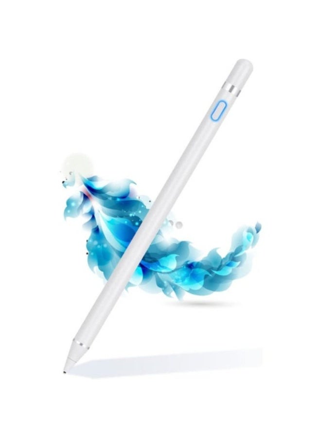 Active Stylus Pen For iOS and Android Capacitance Touch Screen White Universal - Image 4