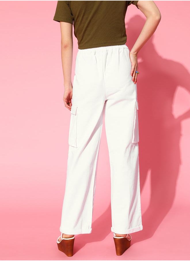 SASSAFRAS - Cargo Pocket Straight Pants with Pleats by Styli - Image 1