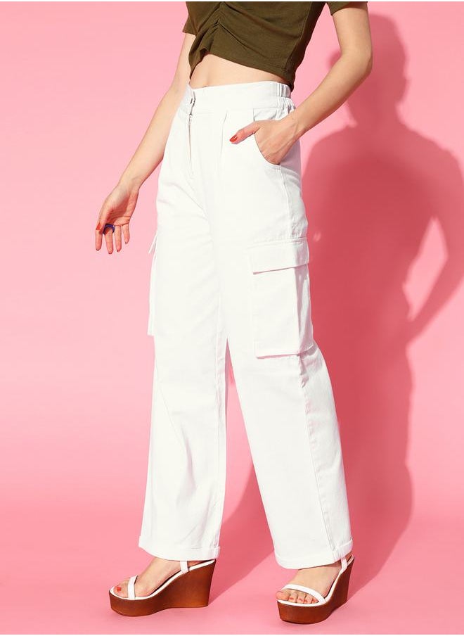 SASSAFRAS - Cargo Pocket Straight Pants with Pleats by Styli - Image 1