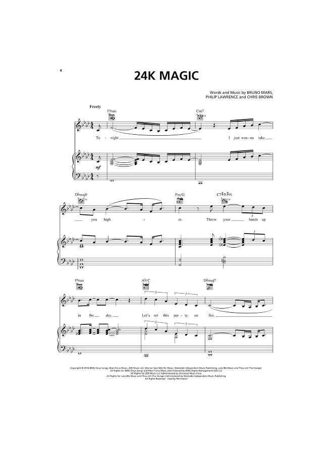 null - Bruno Mars - 24k Magic - Image 1