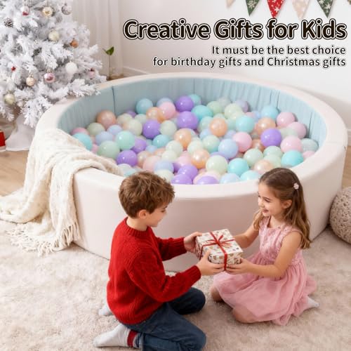 STARBOLO Ball Pit Balls for Toddlers Pack of 100 200 500 Crush Proof Plastic Toy Balls NonToxic NonPhthalates NonBPA 22Inch Balls for Ball Pit Party Decoration Photo Props - Image 5