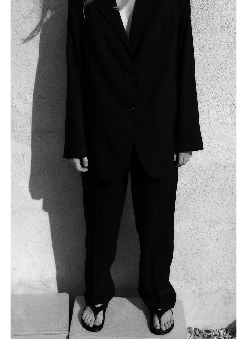 اتش اند ام Tapered tailored trousers