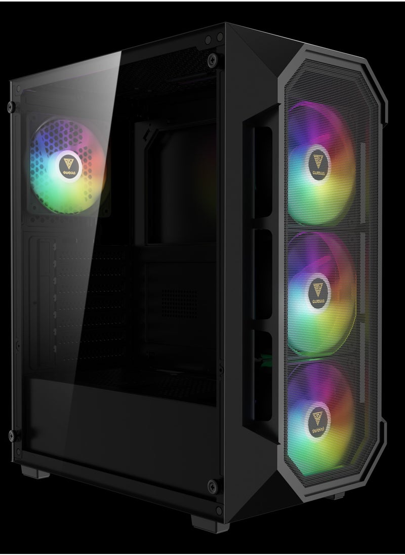 GAMDIAS AURA GC1 ELITE Mesh RGB Mid-tower Case  - Image 2