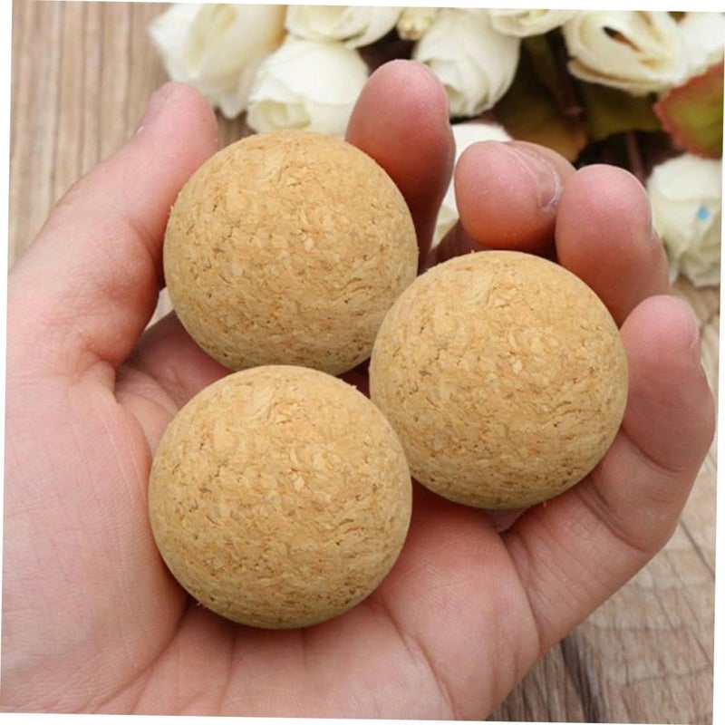 8 Wooden Cork Foosball Balls Small Soccer Table Replacement Accessories - Image 5