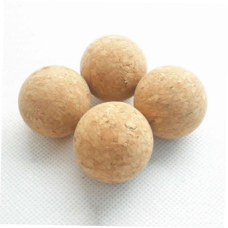 8 Wooden Cork Foosball Balls Small Soccer Table Replacement Accessories - Image 4
