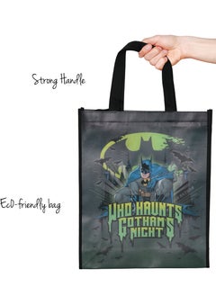 Warner Bros Warner Bros Batman shopping bag with zipper Grocery Eco Friendly Bags Reusable Foldable Shopping Bag  - Image 2