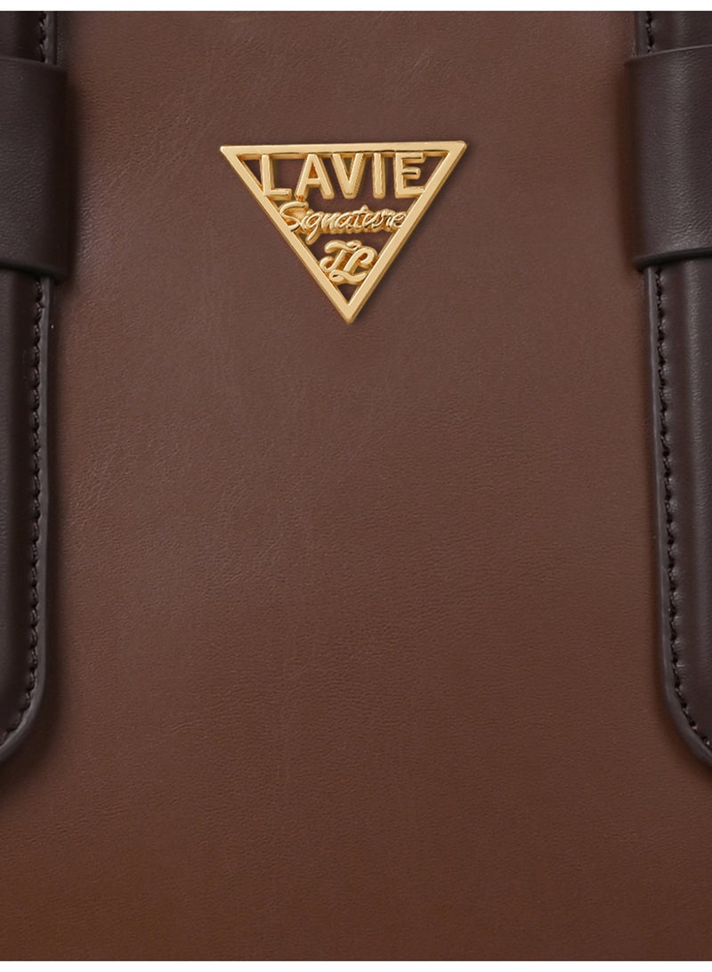 Lavie Signature Women's Nashville 3C Satchel (Tan) - Image 3