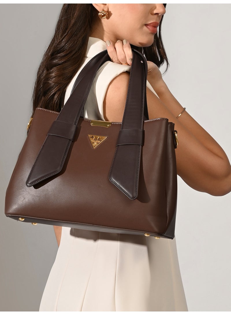 Lavie Signature Women's Nashville 3C Satchel (Tan) - Image 2