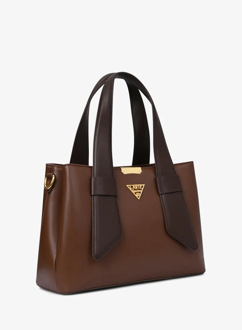 Lavie  Signature Women's Nashville 3C Satchel (Tan) for Women | Best Price UAE