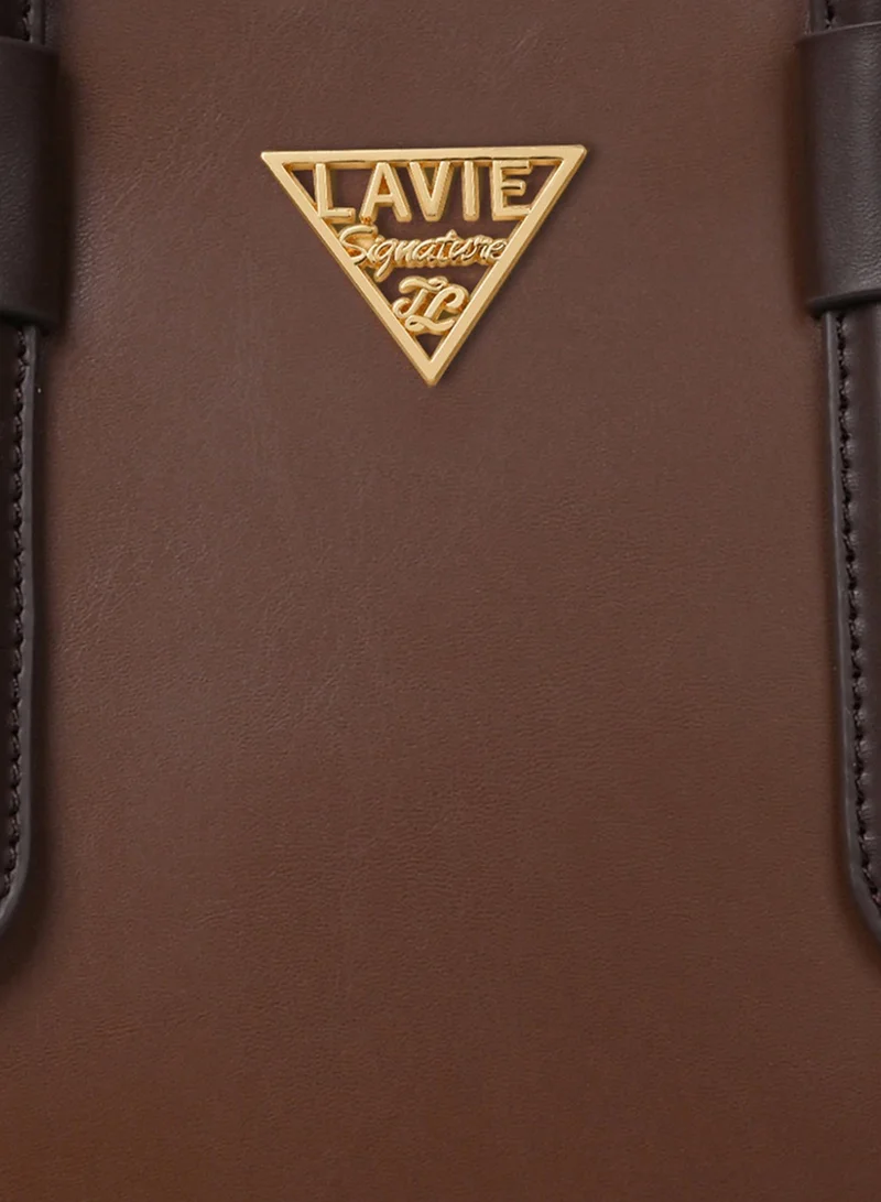 Lavie  Signature Women's Nashville 3C Satchel (Tan) for Women | Best Price UAE