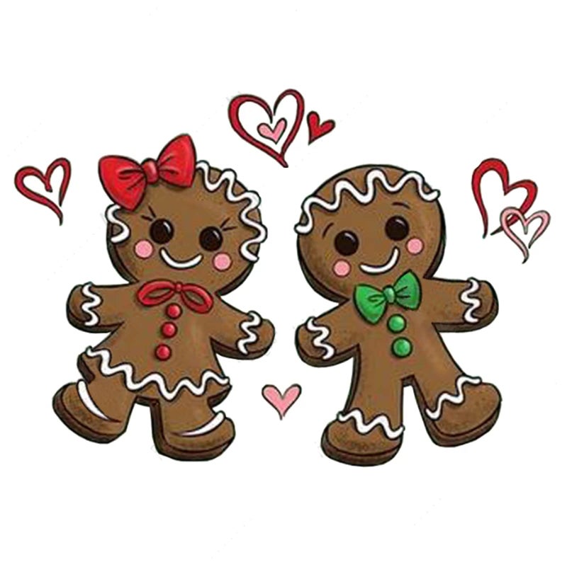 hinana Christmas Gingerbread Man Metal Die Cuts,Gingerbread Man Loves Christmas Cutting Dies Cut Stencils for DIY Scrapbooking Photo Decorative Embossing Paper Dies for Scrapbooking Card Making - Image 3