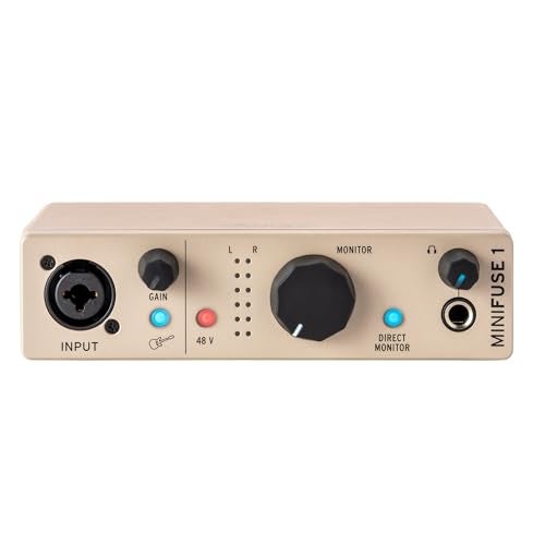 Arturia MiniFuse USB-C Audio Interface (Champagne, MiniFuse 1) - Image 2